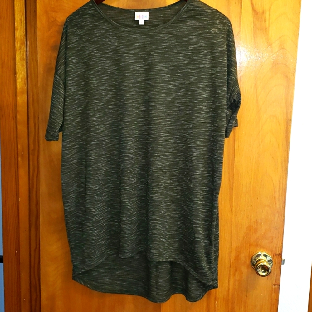 Marled Lularoe IRMA tunic shirt XL NWT army green
